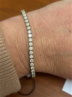 Bracciale John Richmond Donna Tennis Lab in Titanio Diamante Lab Grown 4.80 Ct JRTW29GW - JRTW29GW